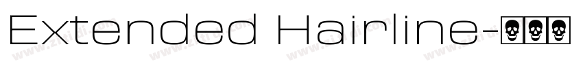Extended Hairline字体转换